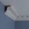 Ekena Millwork 4 1/2"H x 3 3/4"P x 5 7/8"F x 94 1/2"L Nouveau Dentil Crown Moulding MLD04X03X06NO - alternate 9